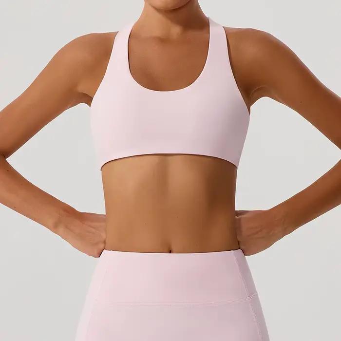 Soutien-gorge de sport Sexy à dos croisé pour femmes