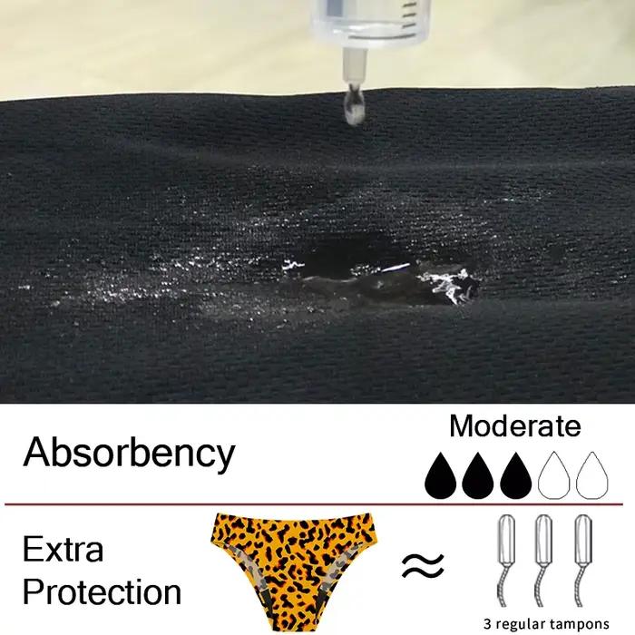 Culotte Menstruelle à 4 Couches Anti-fuite en Maille Rapflow