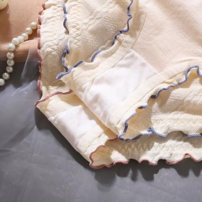 Culotte côtelée de Style doux pour femmes