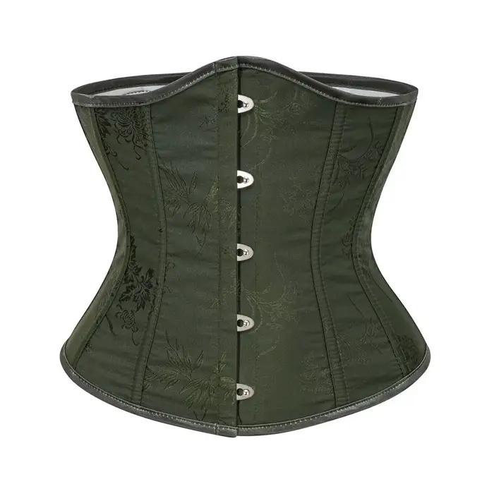 Corset sous-poitrine rouge bordeaux sexy pour le modelage de la taille