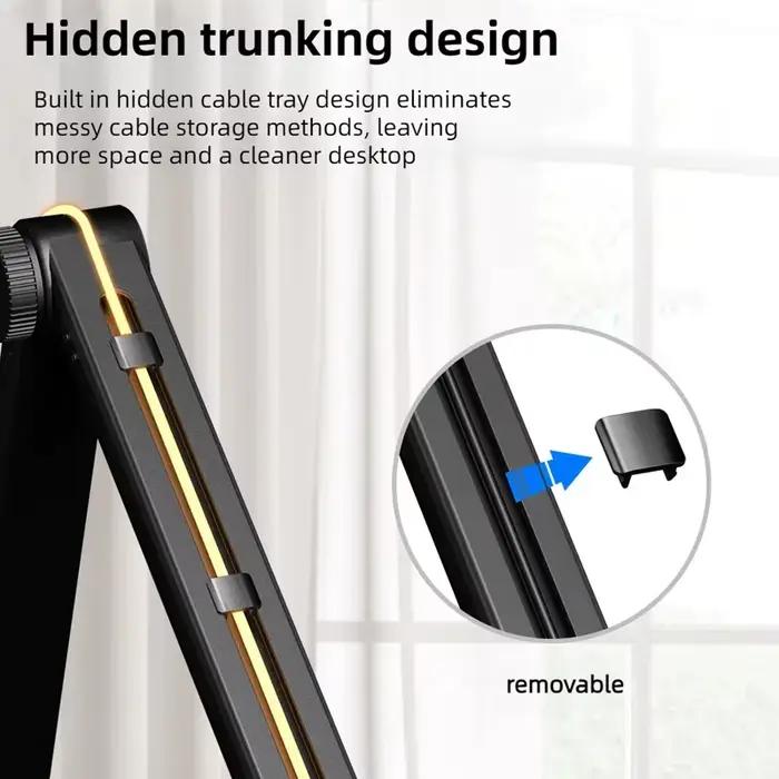 Bras articulé - Réglable à 360° °   Microphone rotatif en alliage d'aluminium robuste, support de bureau, support de table pliable, bras de fixation stabilisés en forme de ciseaux