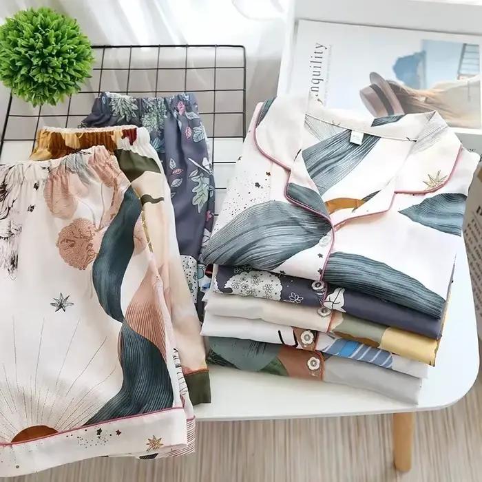 Pyjama à manches courtes pour femmes