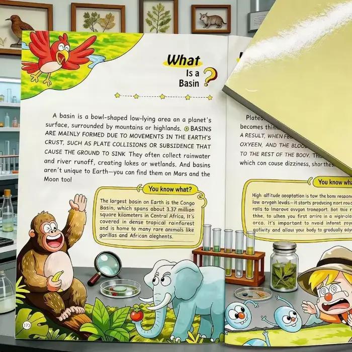 Livre d'encyclopédie scientifique pour enfants 100000 Whys - Le livre de lecture éducatif ultime pour stimuler l'esprit des enfants de 6 à 12 ans