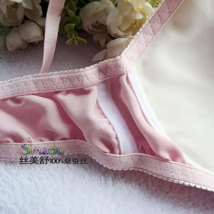 Soutien-gorge grande tasse 100% soie, bonnet C D