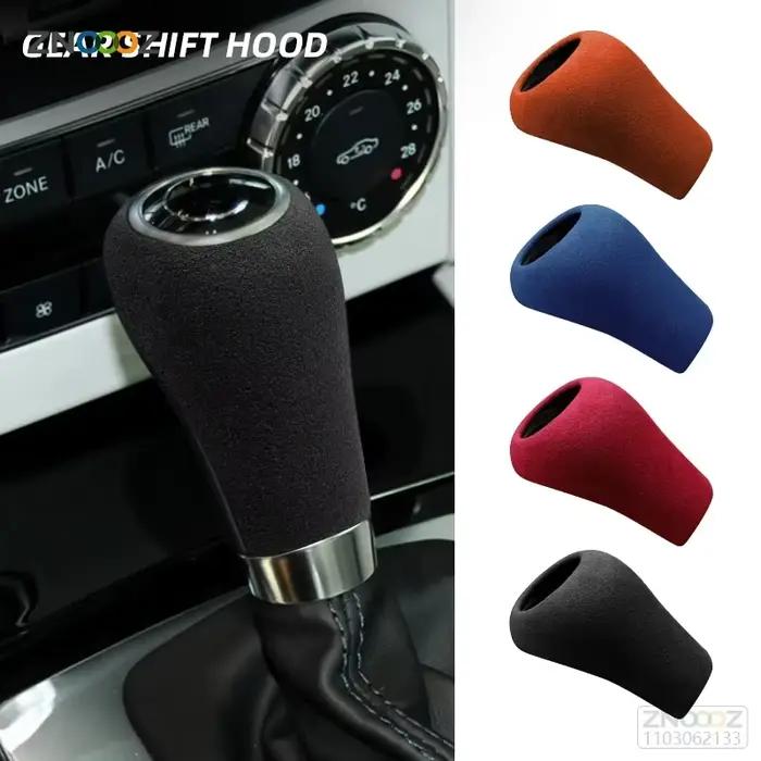 Juste de protection décorative en daim, adaptée pour Mercedes-Benz Classe C, Classe E, Classe A, GLK, CLS, coque d'engrenage, modification intérieure