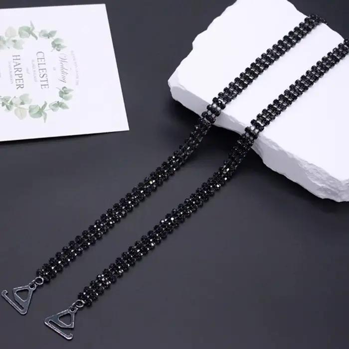 Sangle de soutien-gorge en biscuits métalliques pour femmes