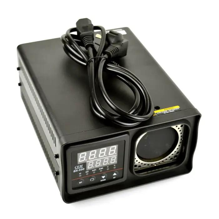 Calibrateur de température IR à corps noir portable CEM BX500 pour thermomètre infrarouge 50ºC ~ 500ºC Précision ±0.5ºC Taille du cible 0.95