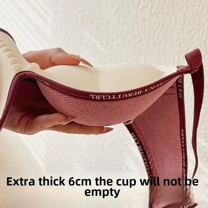 Soutien-gorge push-up épaissi de 6 cm pour petites poitrines