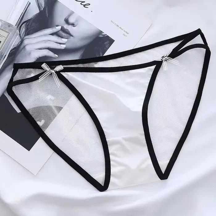 Culotte transparente en maille "Coussins" pour femme