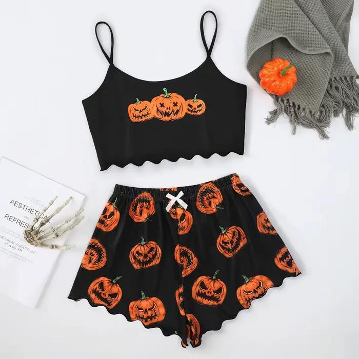 Vêtements de nuit sexy femmes pyjamas d'Halloween