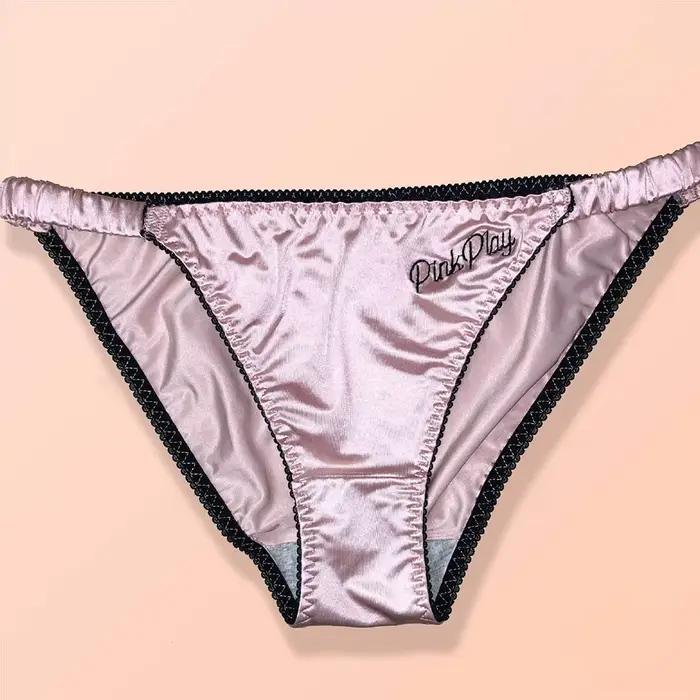 InjSatin-Culotte sexy pour femmes