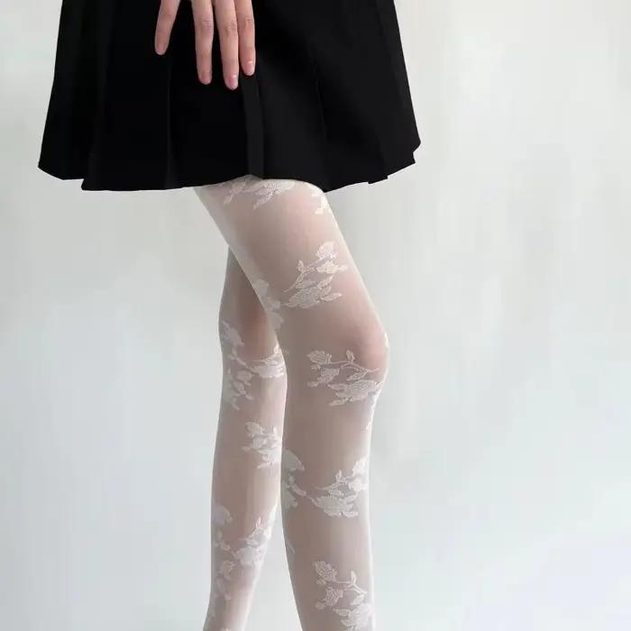 Collants transparents évidés pour femmes