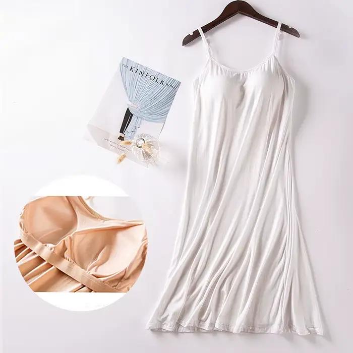 Vêtements de nuit en coton modal pour femmes