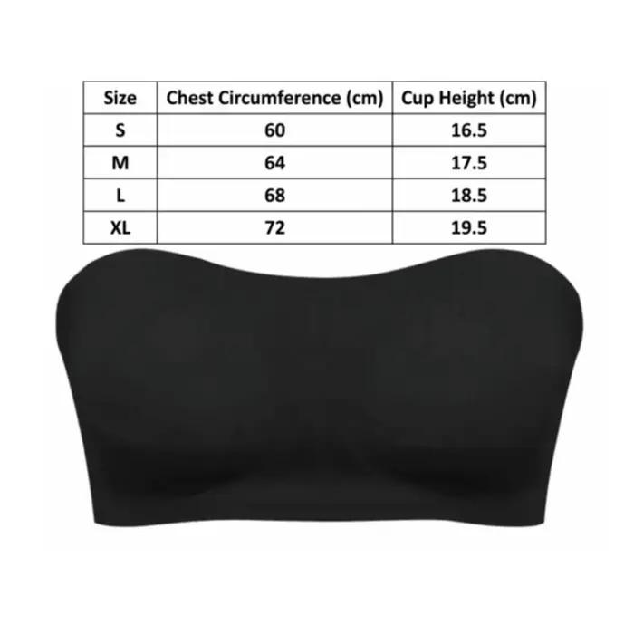 Soutien-gorge bandeau sans bretelles à boucle latérale, design tendance, confortable, push-up et de maintien pour femme