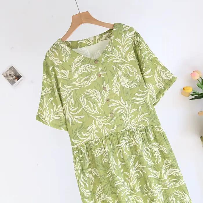 Chemise de nuit 100% coton pour femmes