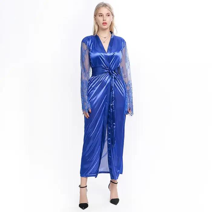 Chemise de nuit femme Sexy longue Polyester Lingerie vêtements