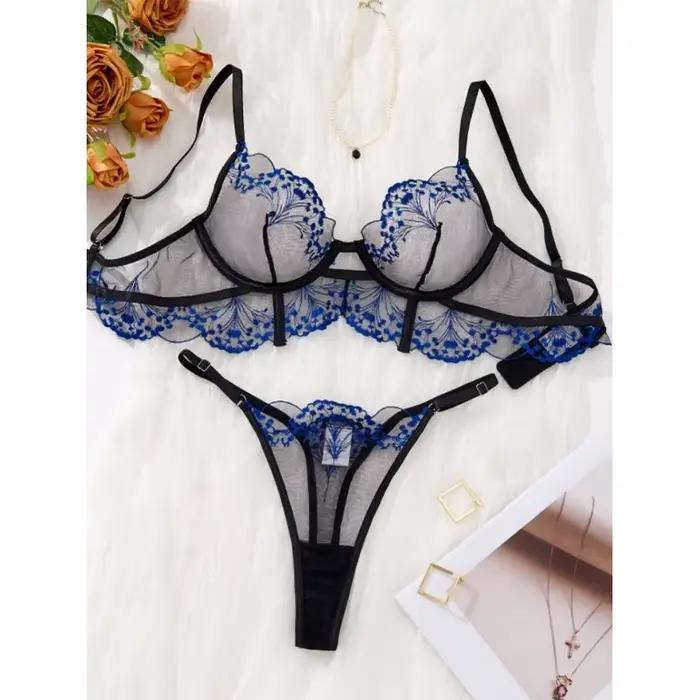 Ensemble de sous-vêtements en forme d'éventail pour femmes