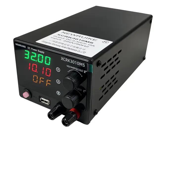 Alimentation de laboratoire 30V 5A DC, réglage de l'encodeur de laboratoire, régulateur de tension, alimentation de commutation réglable XCRK305MS 110V 220V