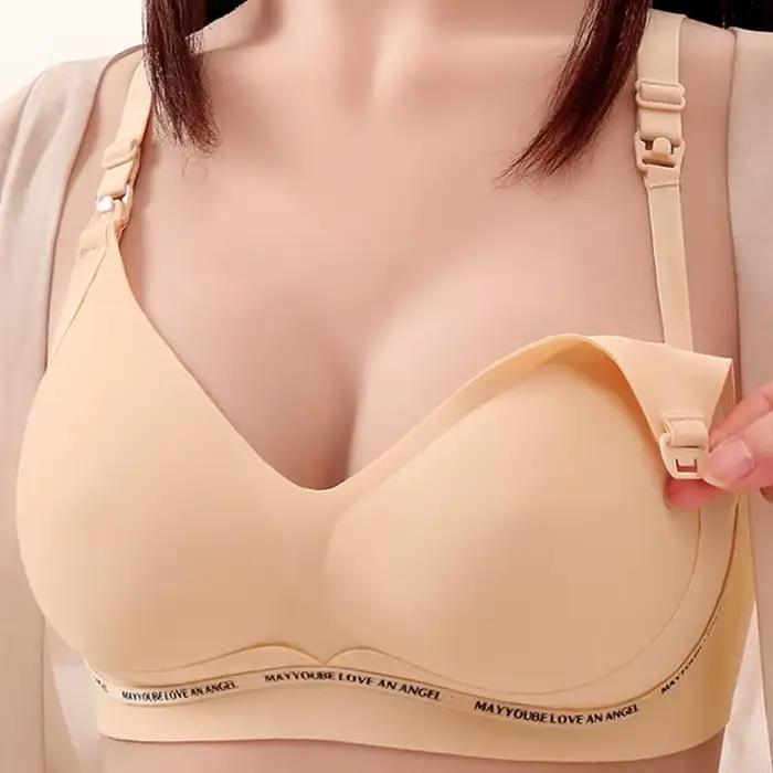 Soutien-gorge d'allaitement lisse offrant soutien doux respirant pour améliorer le confort levage pendant grossesse