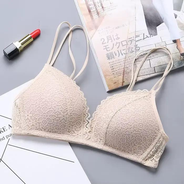 Soutien-gorge en dentelle de Style français pour femmes