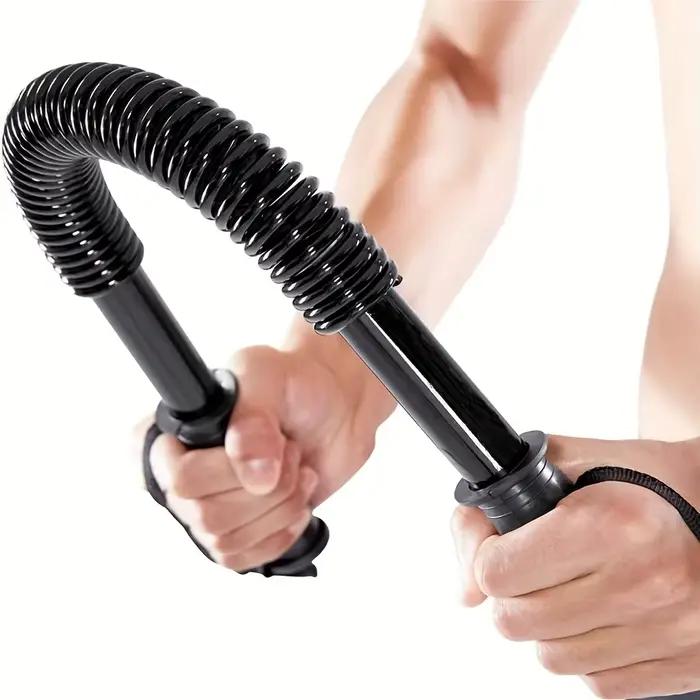 1 barre d'entraînement pour la force des bras |   Équipement de fitness à double tête de 66 lb pour l'augmentation musculaire, en fer, couleur