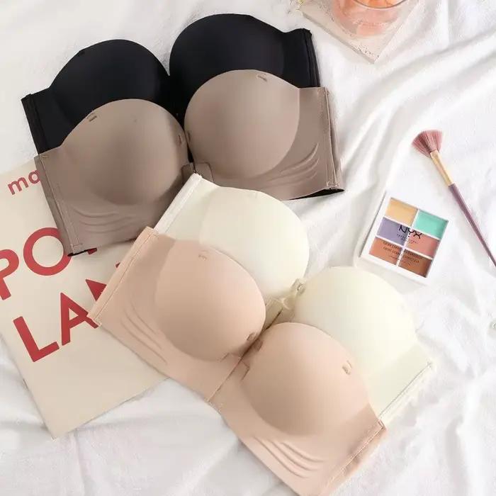 Soutien-gorge à fermeture avant pour femme : sans bretelles