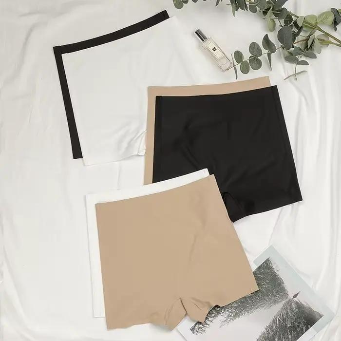 Offre spéciale sans couture glace soie solide Biker Shorts Boxer Leggings courts sport Yoga pantalon sans