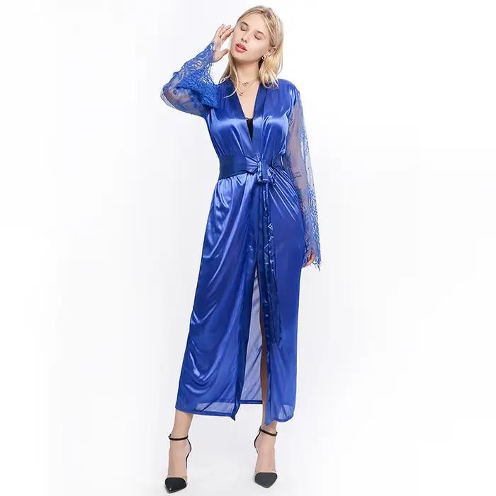 Chemise de nuit femme Sexy longue Polyester Lingerie vêtements