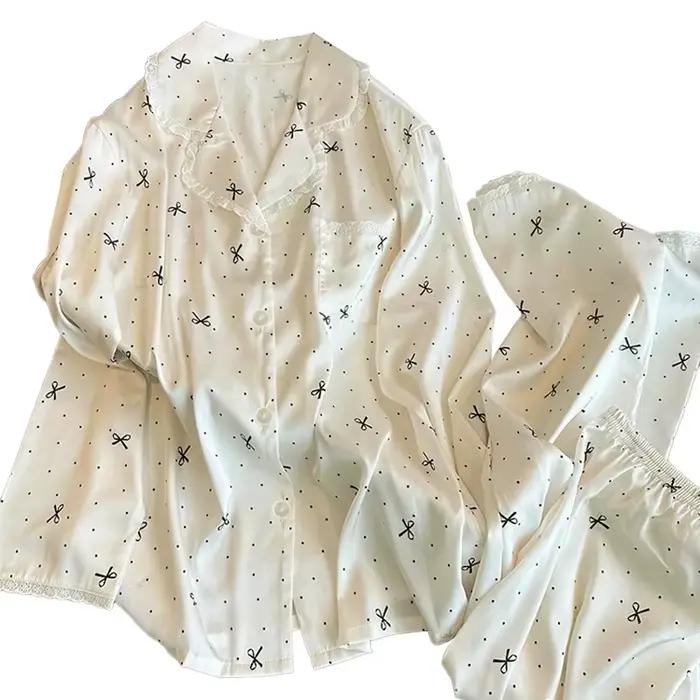 Pyjama pantalon à manches longues