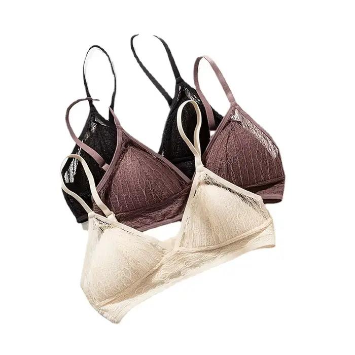 InjBra-Soutien-gorge sans anneaux en acier