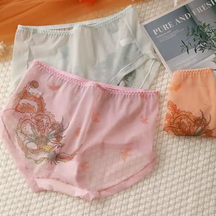 Culotte en maille transparente