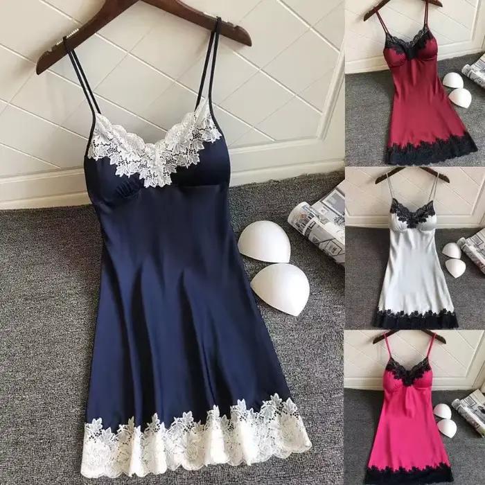 Sexy femmes Robe en soie