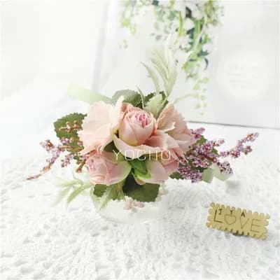 Bracelet de Fleurs de Demoiselle d'Honneur, Boutonnière de Mariage, Rose Blanche, Épingle de Corsage