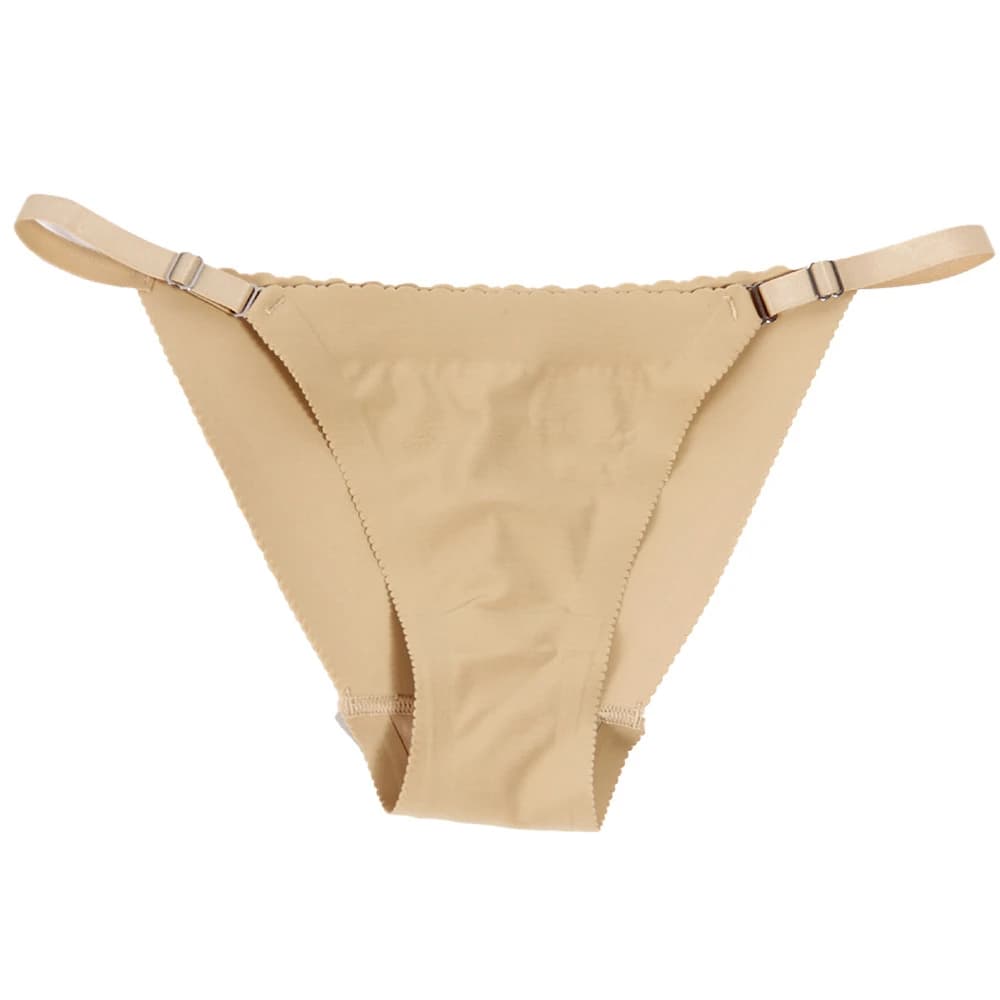 Culotte gainante sans couture pour femme, effet push-up fessier, avec coussinet de fessier intégré, 