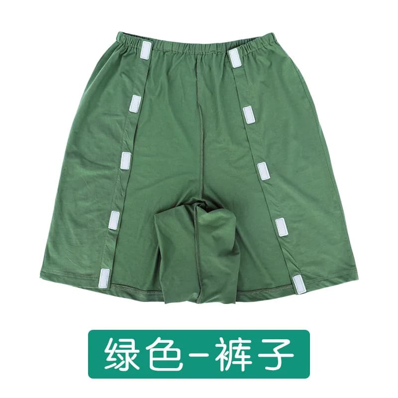 Robe de Patient d'hôpital à manches courtes pour adultes, pour la rééducation des fractures, postopé