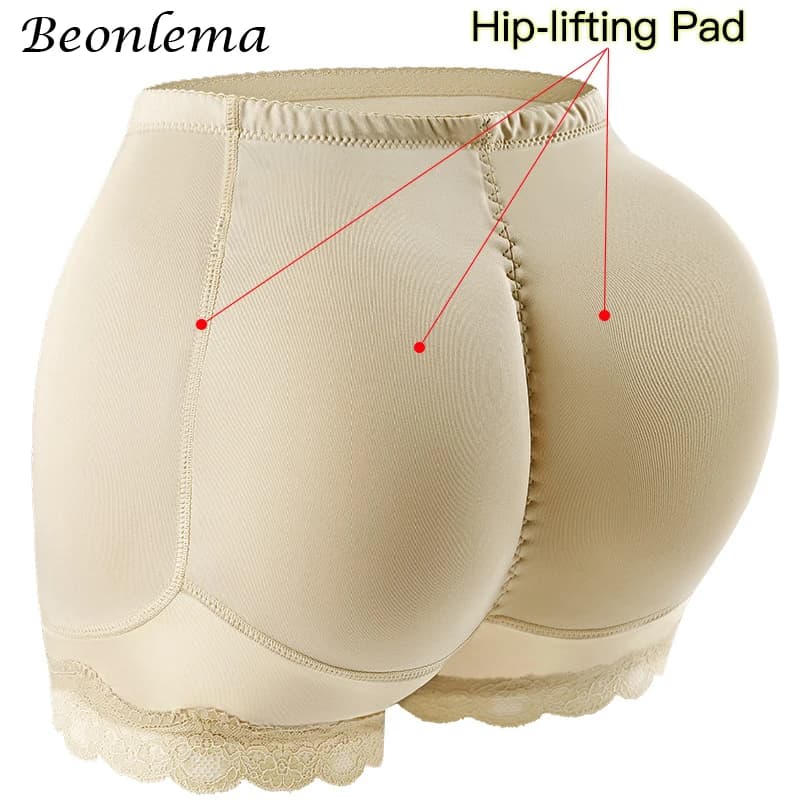 Sous-vêtements modelants avec coussinets de hanches, culotte de contrôle Sexy, rehausseur de gros fe