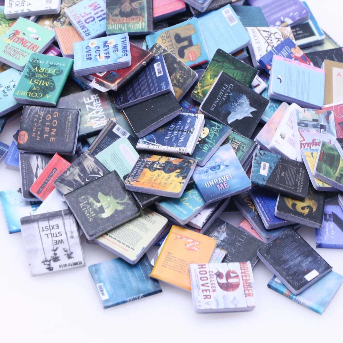 Maison de poupée livre Miniature Mini livres pour éviter l'anxiété étagère Anti-anxiété modèle livre