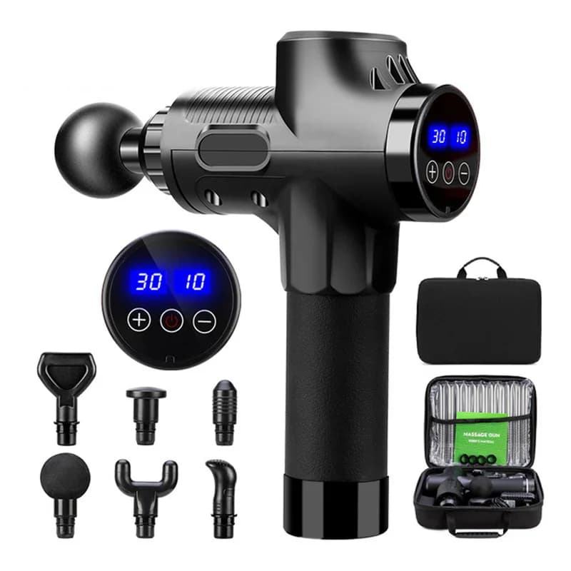 Pistolet de Massage fascial pistolet à Percussion électrique masseur corps cou dos tissus profonds R
