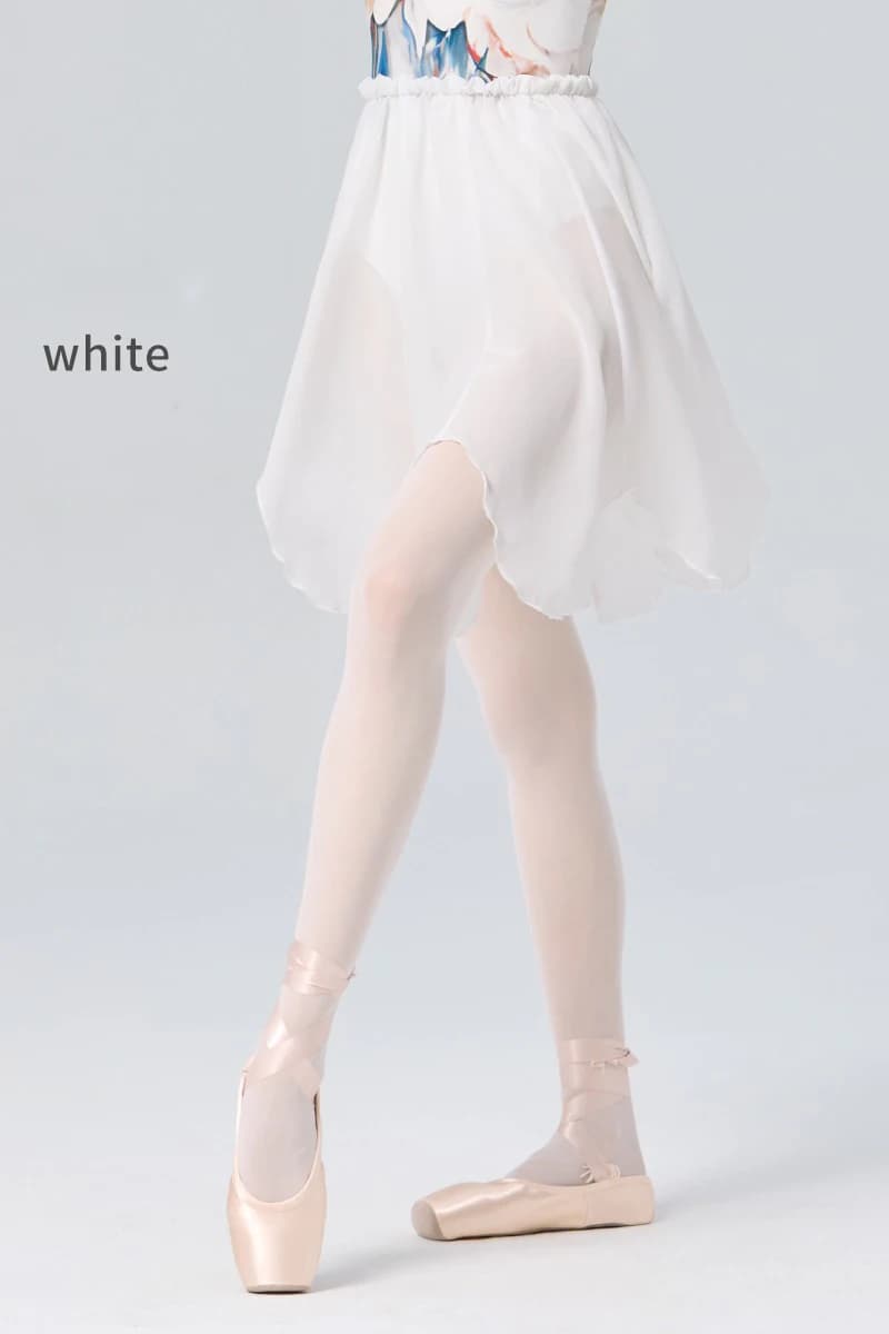 Robe de danse à pétales de fleurs, robe de pratique de ballet pour femme, robe d'entraînement, jupe 