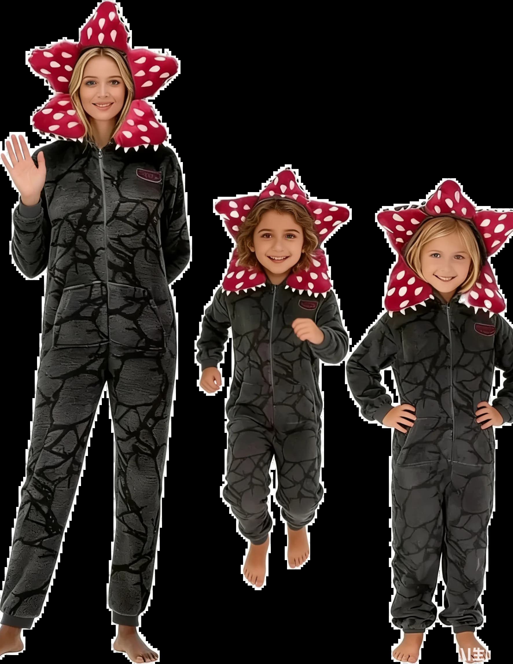 Pyjama Cannibal Flower pour femmes et hommes, costume de cosplay Demogorgon, pyjama pour enfants, ga