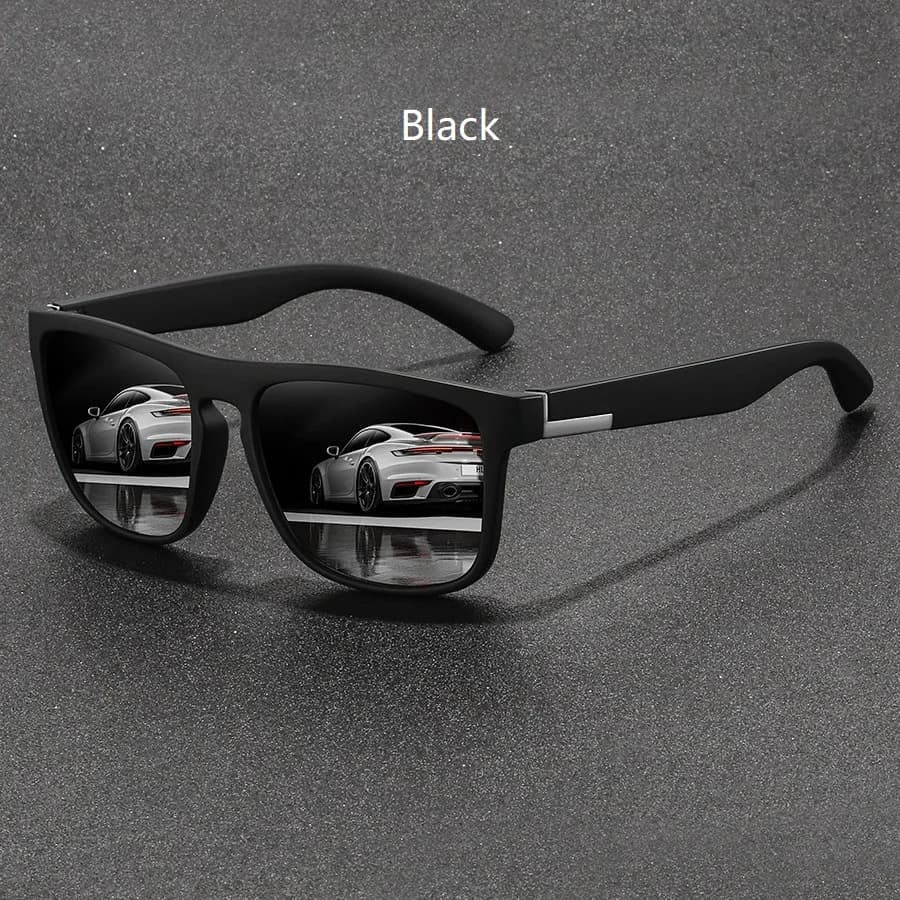 Lunettes de soleil carrées tendance pour hommes et femmes, légères et colorées, idéales pour la cond