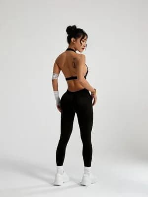Body de Yoga avec coussinets d'allaitement pour femmes, combinaison de sport, Fitness, ensemble d'en