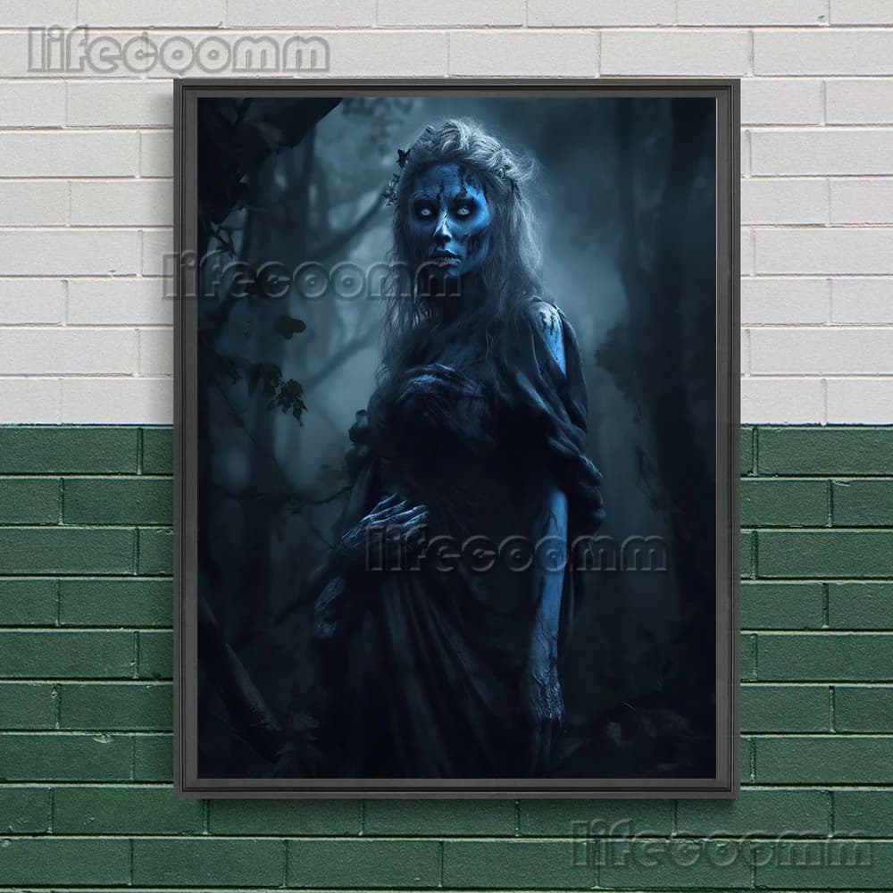 Toile d'art mural Vintage, la renaissance des morts dans la terre oubliée, impression d'affiche d'ar