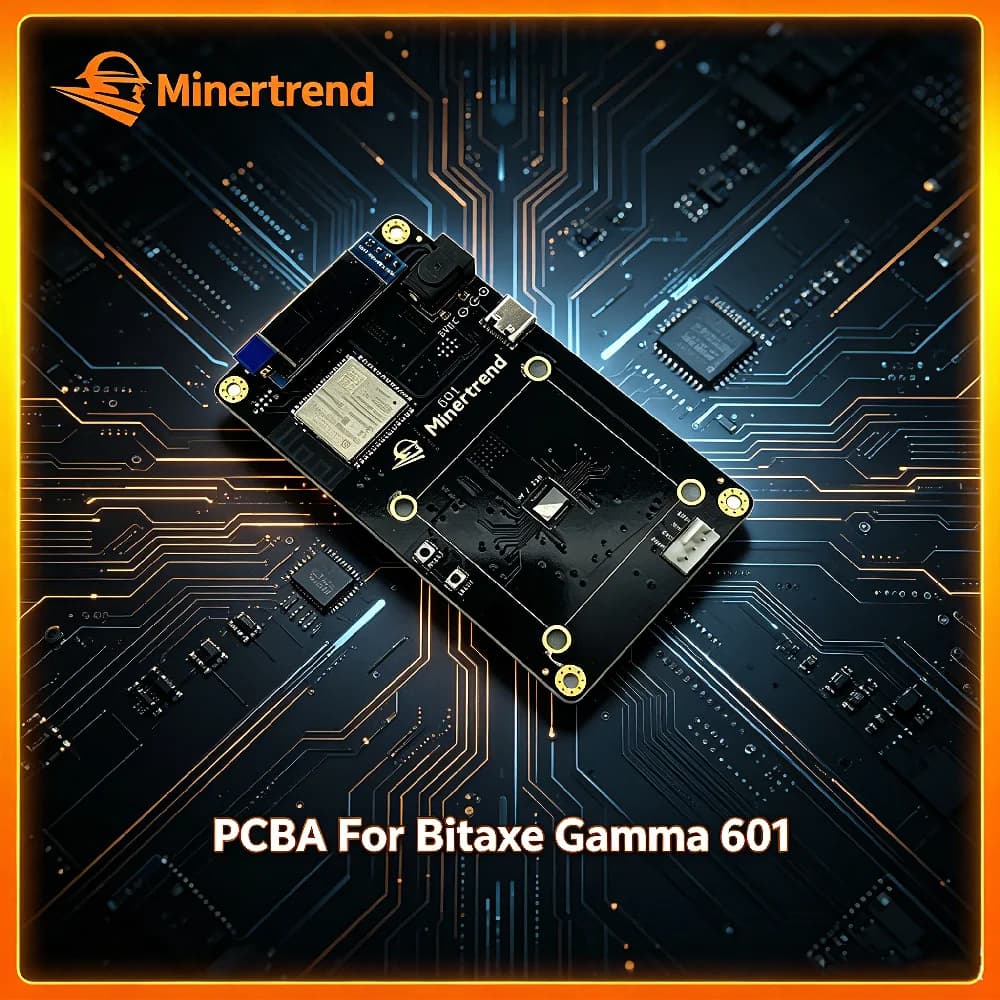 Carte PCBA plaquée or Minertrend pour Bitaxe Gamma 601, 1.5TH/s BM1370, Gamma 601 PCBA