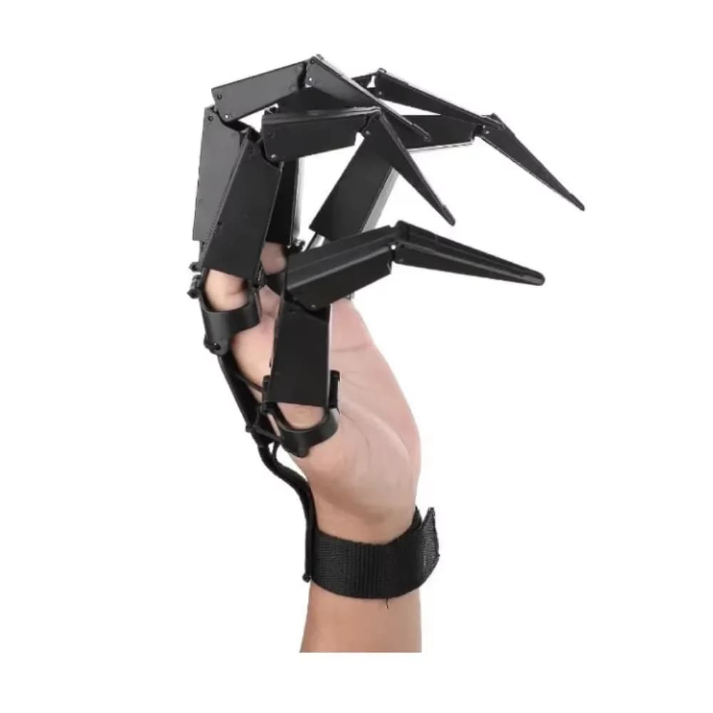 Griffes de squelette, mains flexibles, doigts articulés 3D, accessoire de costume d'horreur pour cos