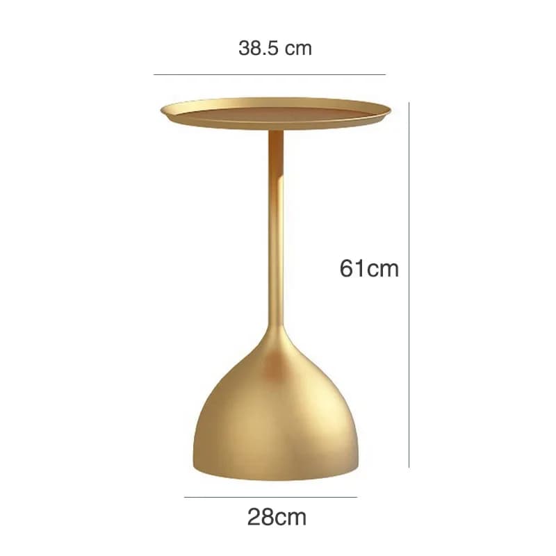Petite Table Basse Nordique Créative de Luxe, Table d'Angle Simple en Fer Forgé, Table de oral et de