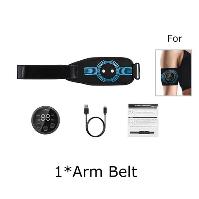 Ceinture de Stimulation musculaire EMS, stimulateur électrique ABS, entraîneur EMS, exercice Abdomin