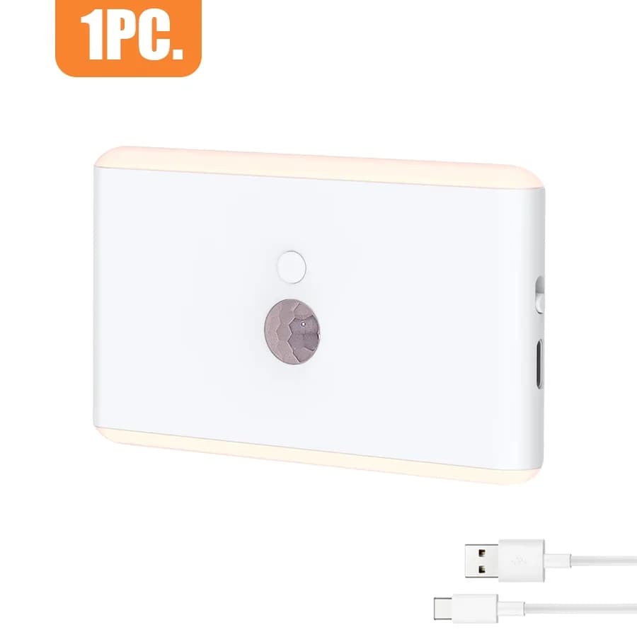 Veilleuse avec capteur de mouvement lampe LED lumineuse intérieure 3 Modes éclairage d'escalier lumi