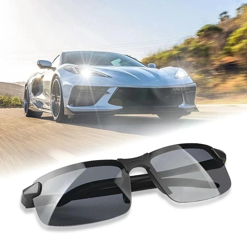 Les lunettes de soleil empêchent les vertiges de la lumière Anti-UV voiture nuit lunettes de soleil 