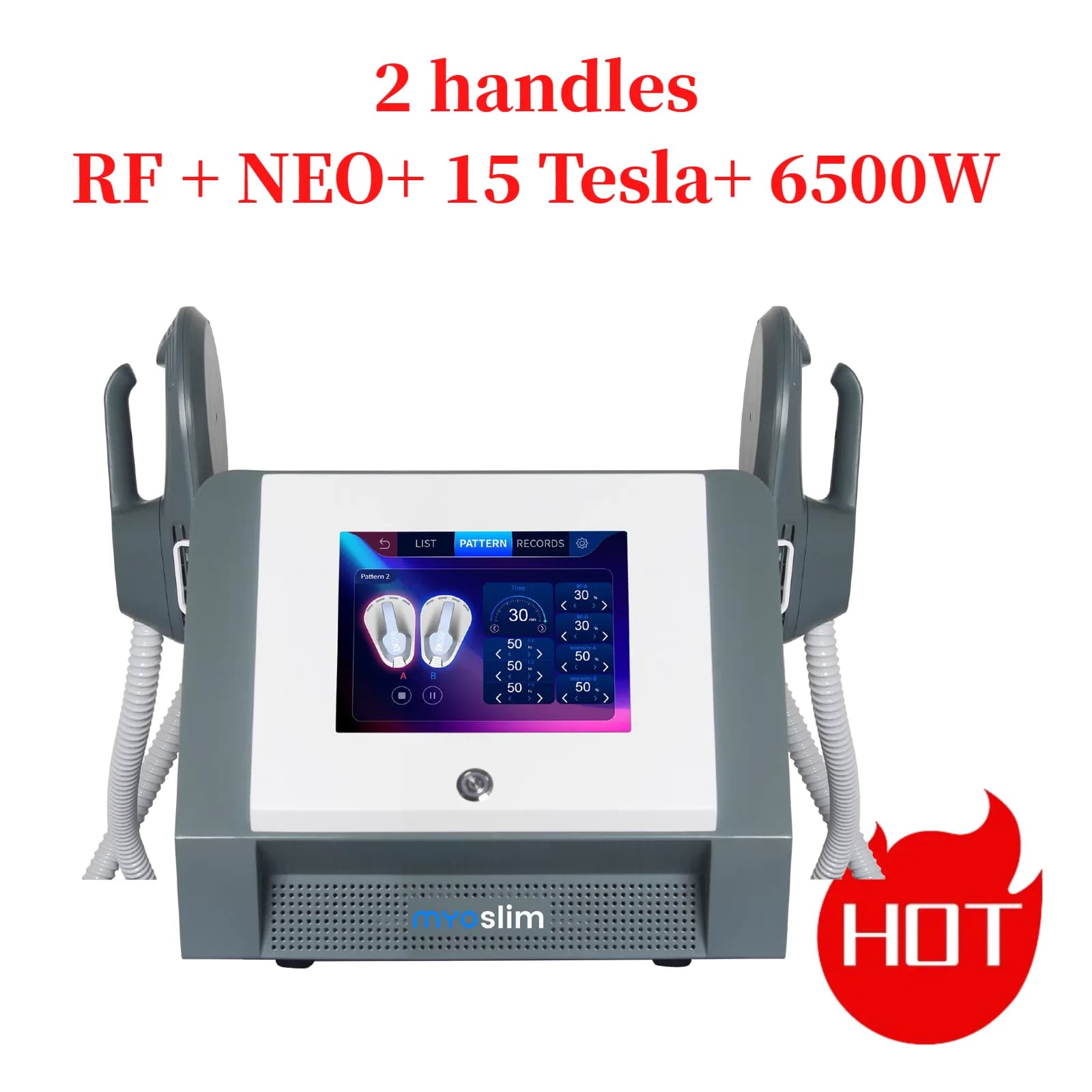 Appareil de remodelage corporel MYOslim Sculpting Body RF, machine de réduction de graisse par radio